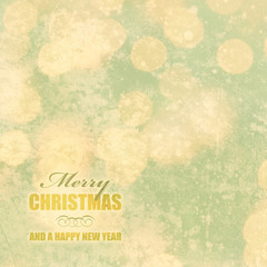 winterliche vintage weihnachtskarte