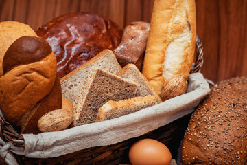 different sorts of bread