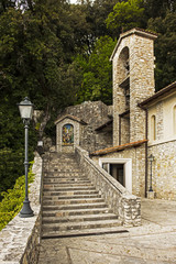Franziskanerkloster in Greccio, Rietital, Italien