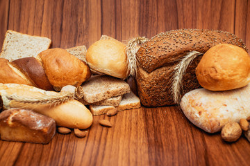 different sorts of bread