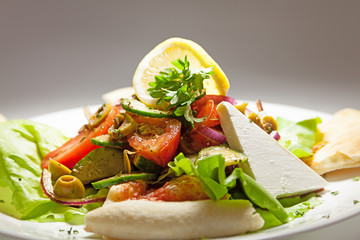 Salad and Cheese