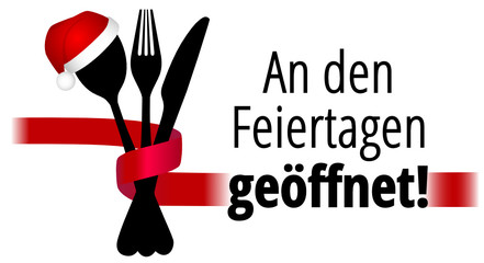 An den Feiertagen geöffnet