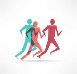 Running Gym Sport Man Symbol. Icon.