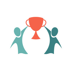 Winners icon. Championship concept. Logo design.