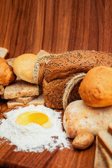 different sorts of bread