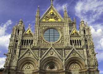 Fototapeta na wymiar Siena, Tuscany, The Duomo. Color image