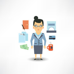 Obraz premium bank employee