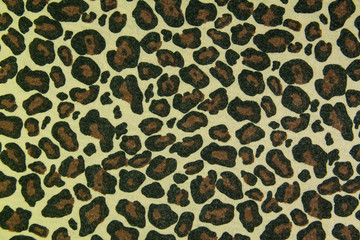 Leopard leather pattern texture background