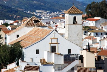 Church in Colmenar town, Spain © Arena Photo UK © arenaphotouk