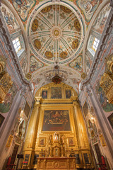 Fototapeta na wymiar Seville - main altar of church Hospital de los Venerables
