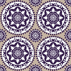Suzani ethnic pattern - 73306926