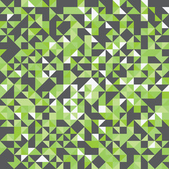 Abstract Green Pixel Art Vector Background