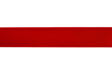 Red ribbon isolated