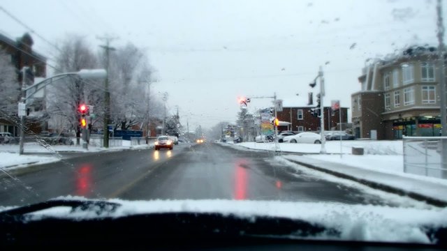 Hiver en auto