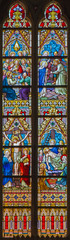 Bruges - The windowpane winh the New Testamens scenes