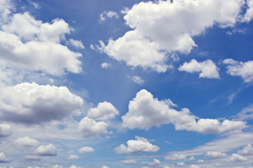 White cloud and blue sky