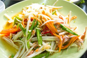 Green papaya salad, Som Tam Thai