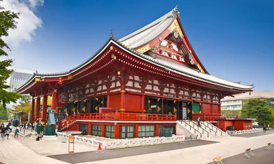 Fotobehang Sensoji-ji-tempel in Asakusa, Tokio, Japan. © Aleksandar Todorovic