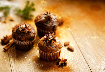 Christmas cinnamon muffins