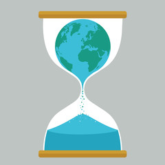 Earth hourglass