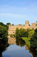Fototapeta na wymiar Warwick castle and River Avon © Arena Photo UK