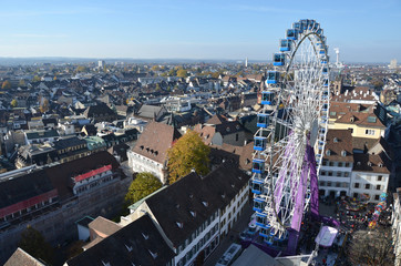 Traditional autumn fair in Basel, Switzerland