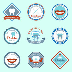 Dental emblems set