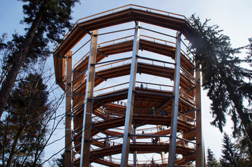Aussichtsturm des Baumwipfelfades Bad Wildbad