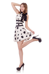 Young woman in fashion concept