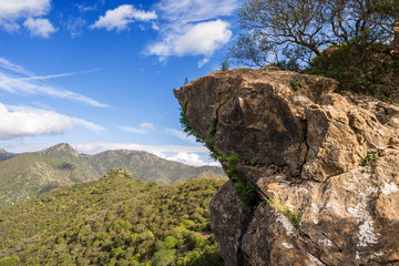 Sardegna, paesaggio selvaggio in Gerrei, provincia di Cagliari