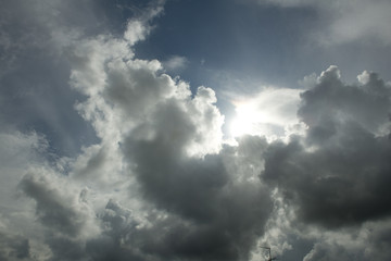 Fototapeta premium nuvole in cielo