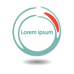 Abstract logo of human symbol. Logo symbol.