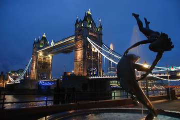 City of London and Tower Bridge