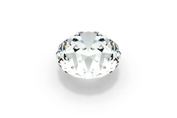 Diamond Brilliant Cut, White Background