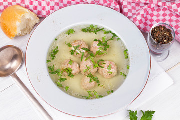 Meatball soup