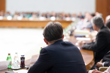 people at conference