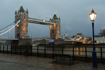 Obrazy na Plexi  City of London i Tower Bridge