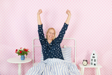 Waking up in the morning