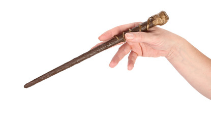 Casting a spell with magic wand