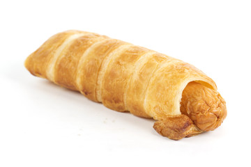 smoke sausage in the roll bun