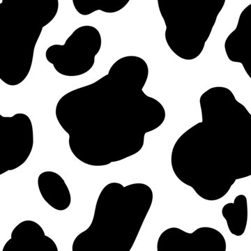 Cow pattern background. Vector design element