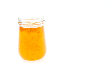 Jam Jar isolated on white background