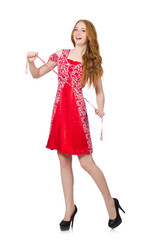 Young woman in fashion concept