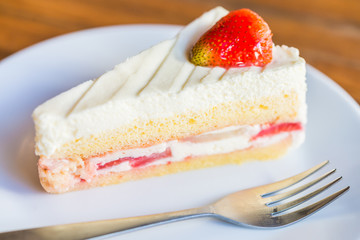 Strawberry cream cakes