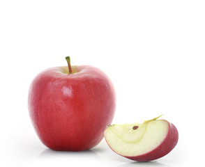 Red apple isolated