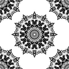 Orient Seamless  Pattern. Abstract Background