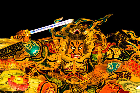 Nebuta, the traditional Japanese festival