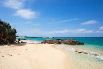 沖縄のビーチ・ダイヤモンドビーチ