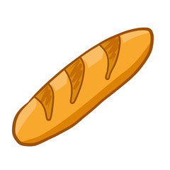 Bread isolated illustration