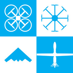 drone icon set